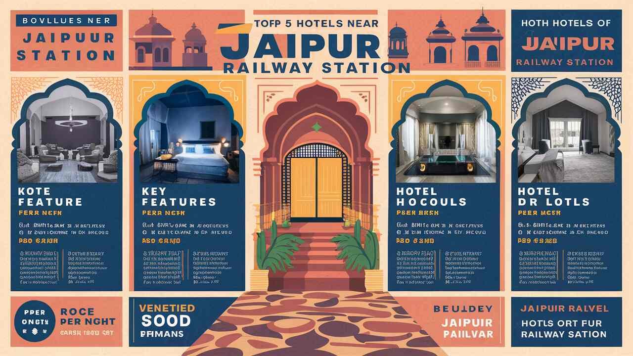 Hotel in Jaipur near railway station: